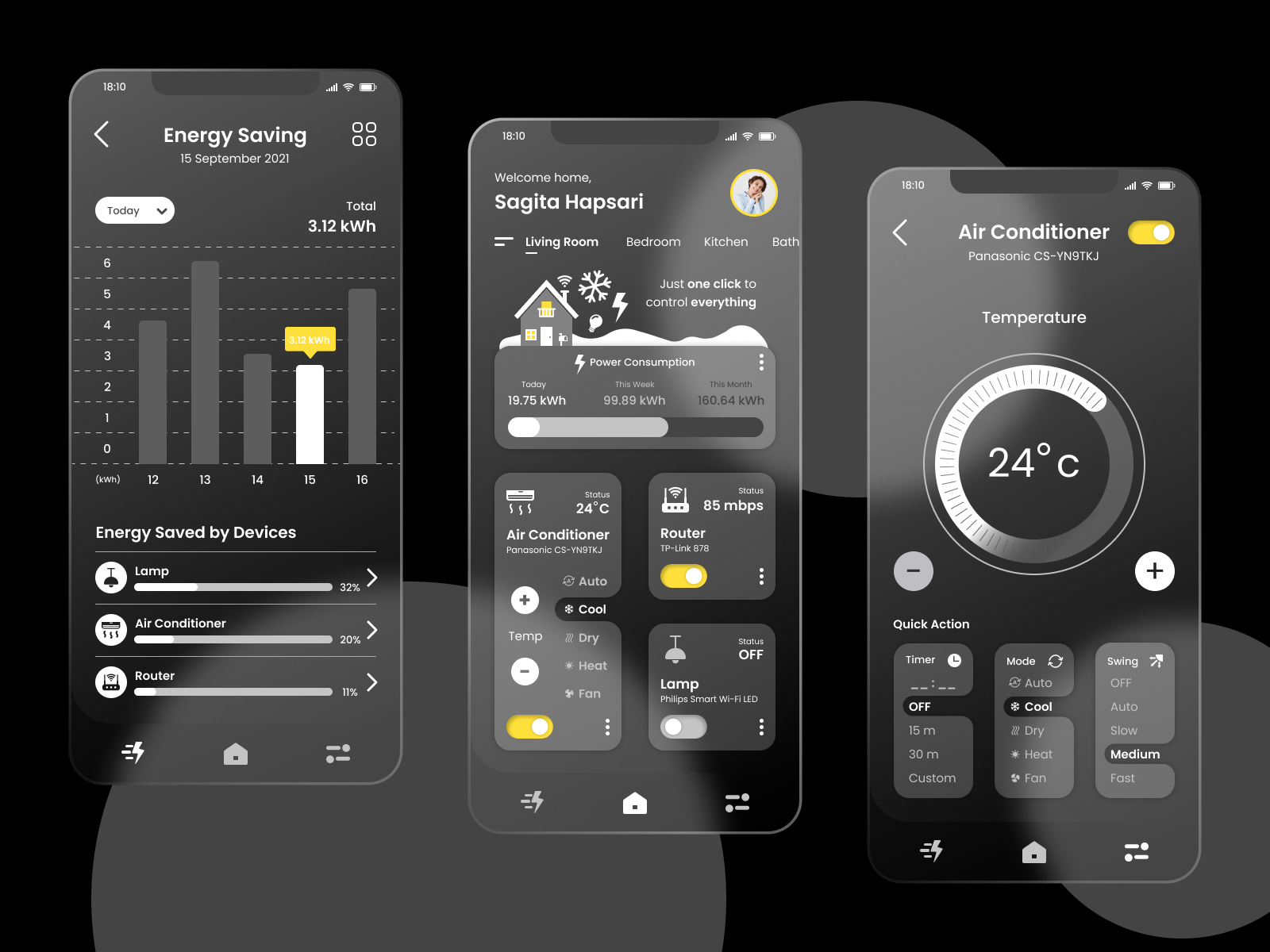 Smart Home Mobile Design
